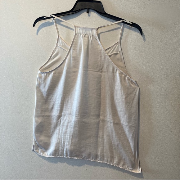 RO&DE Brand white tank top spring summer chic simple elegant Womens, size medium - Picture 3 of 5